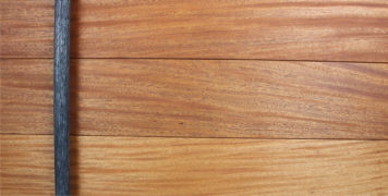 modern front door design with mahogany wood and round custom door handles