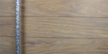 round polished door pull behind washed teak genuine hardwood door
