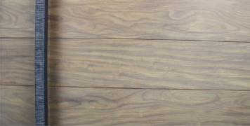 modern wooden entrance door made of real washed teak wood with square serrated dark door hardware